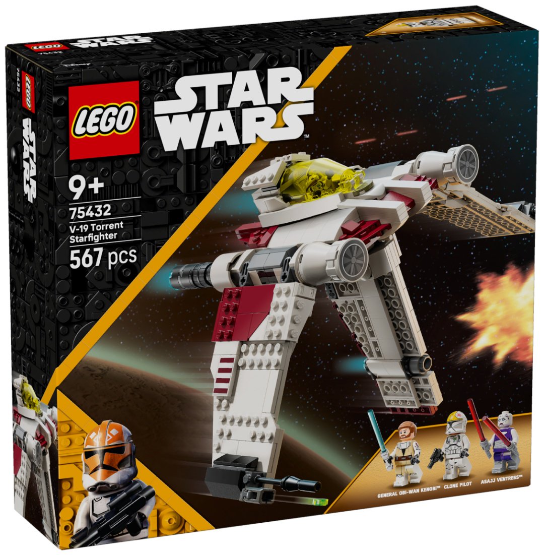 Конструктор LEGO Истребитель V-19 Torrent Star Wars 75432, деталей 567 шт купить,NaN