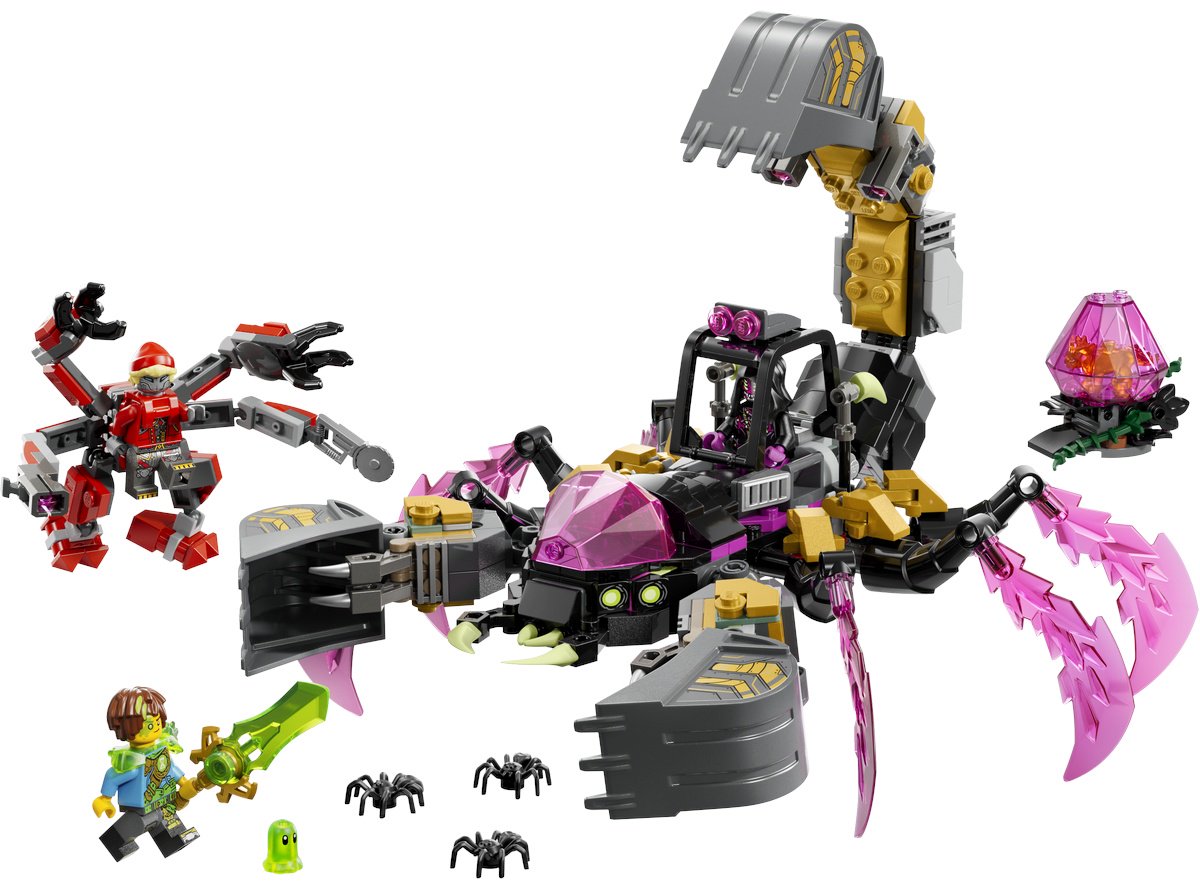 Конструктор LEGO Кошмарный экскаватор-скорпион 71513, деталей 505 шт купить,NaN