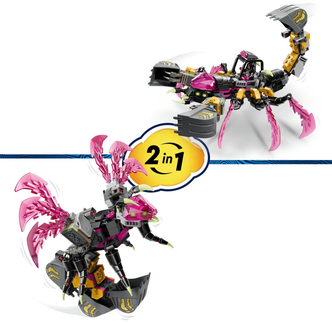 Конструктор LEGO Кошмарный экскаватор-скорпион 71513, деталей 505 шт купить,NaN