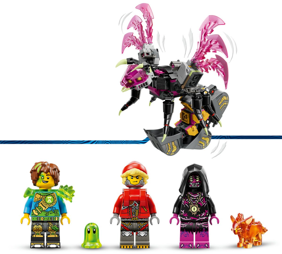 Конструктор LEGO Кошмарный экскаватор-скорпион 71513, деталей 505 шт купить,NaN