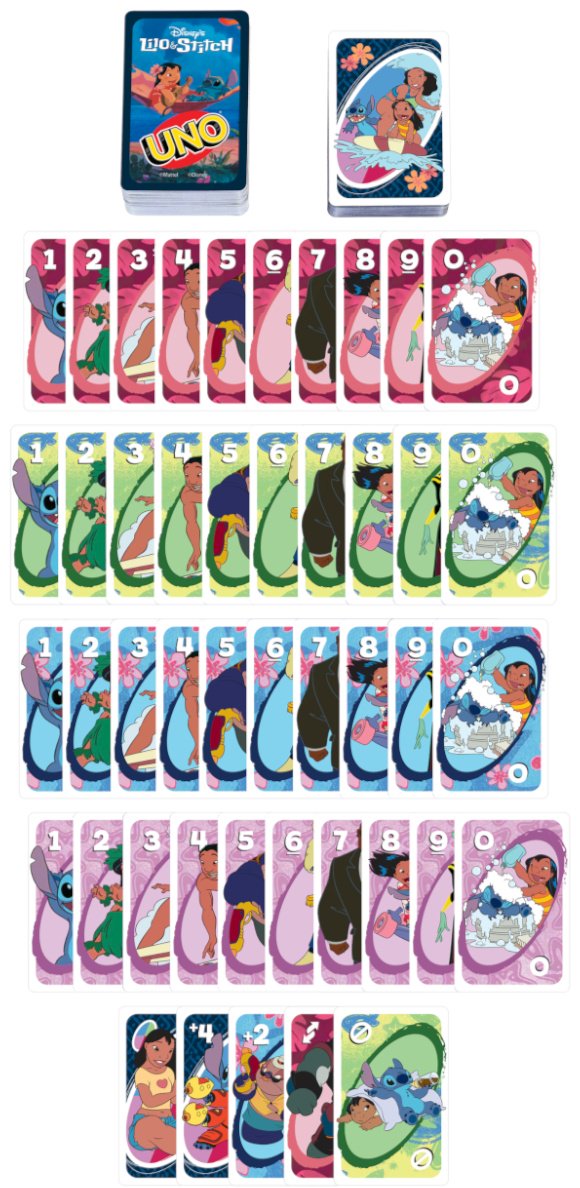 Mattel Uno Lilo Stitch купить,NaN