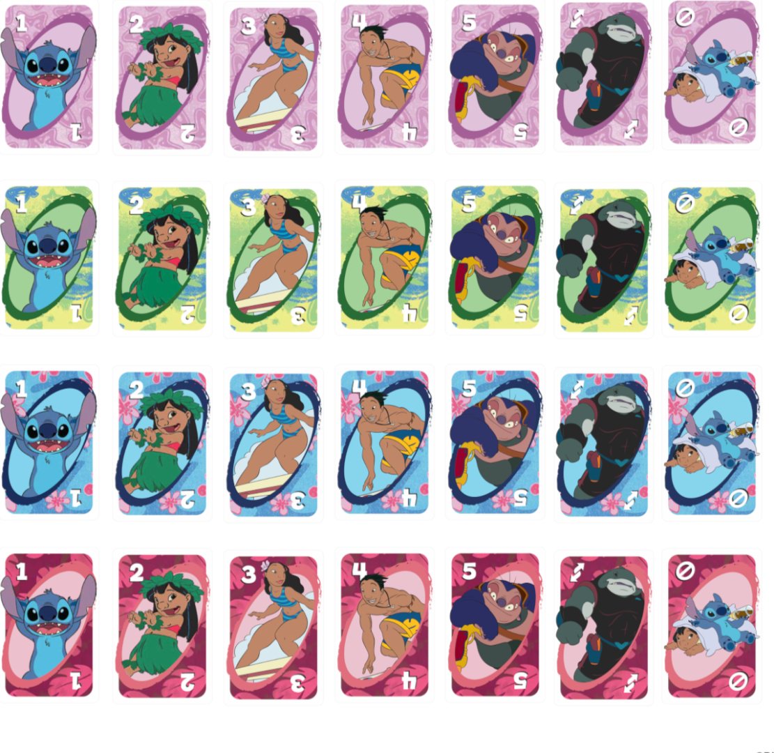 Mattel Uno Lilo Stitch купить,NaN