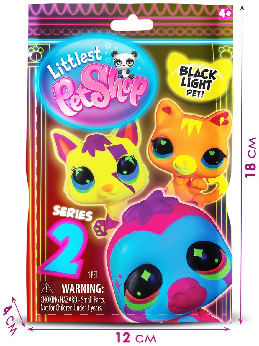 Littlest Pet Shop Неон 18 см 1 шт купить,NaN