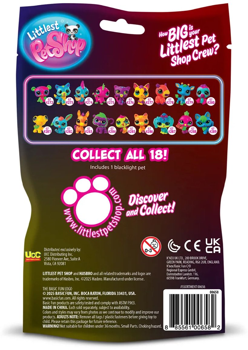 Littlest Pet Shop Неон 18 см 1 шт купить,NaN