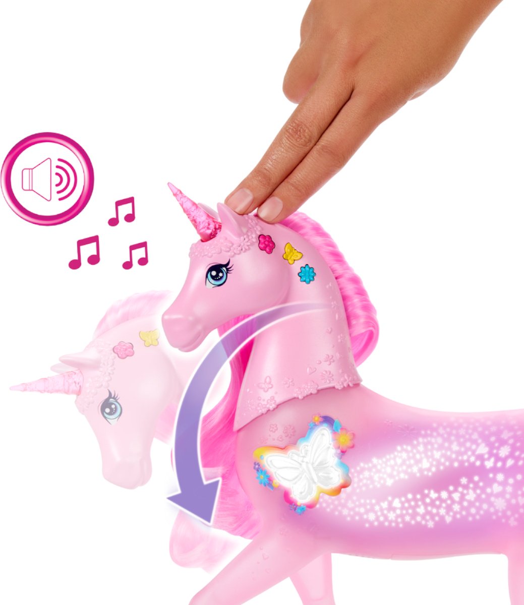 Интерактивная игрушка Barbie Волшебный Единорог купить,NaN