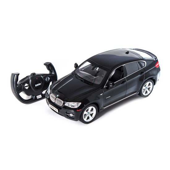 Машинка Rastar BMW X6 31400B 1:14 черная