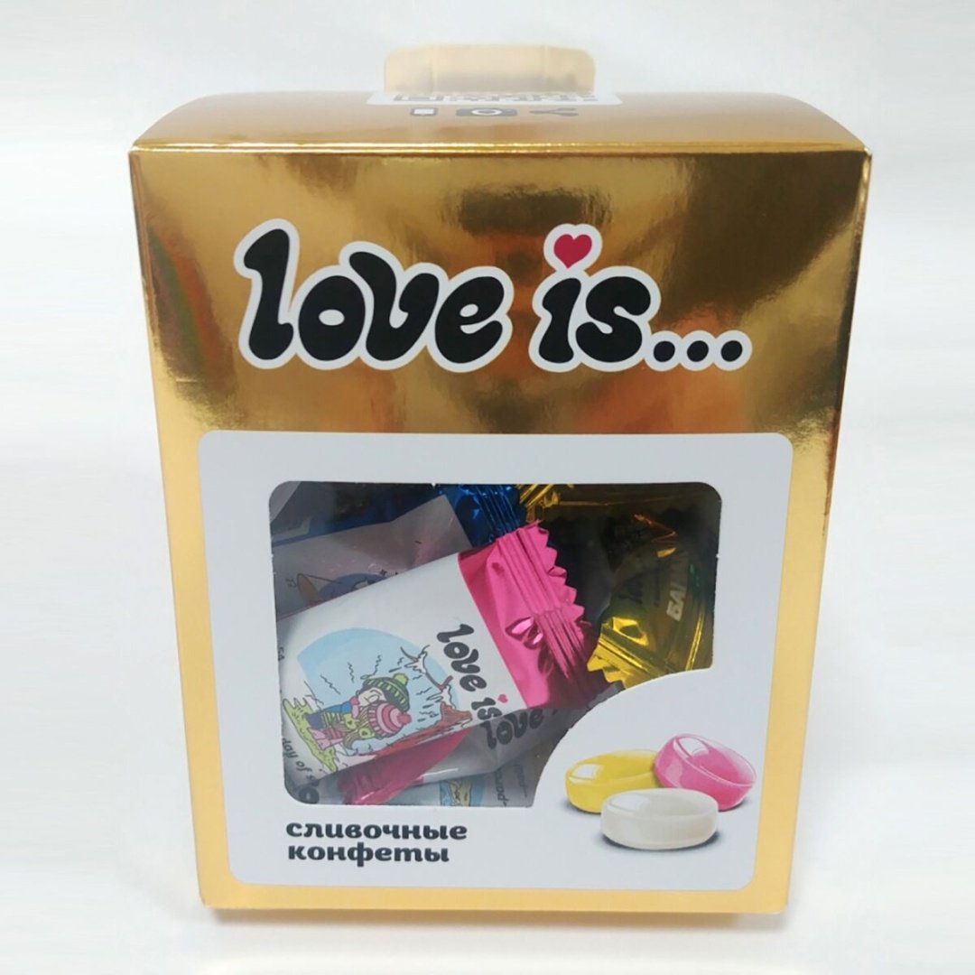 Конфеты жевательные Love is сливочные 105 г купить,NaN