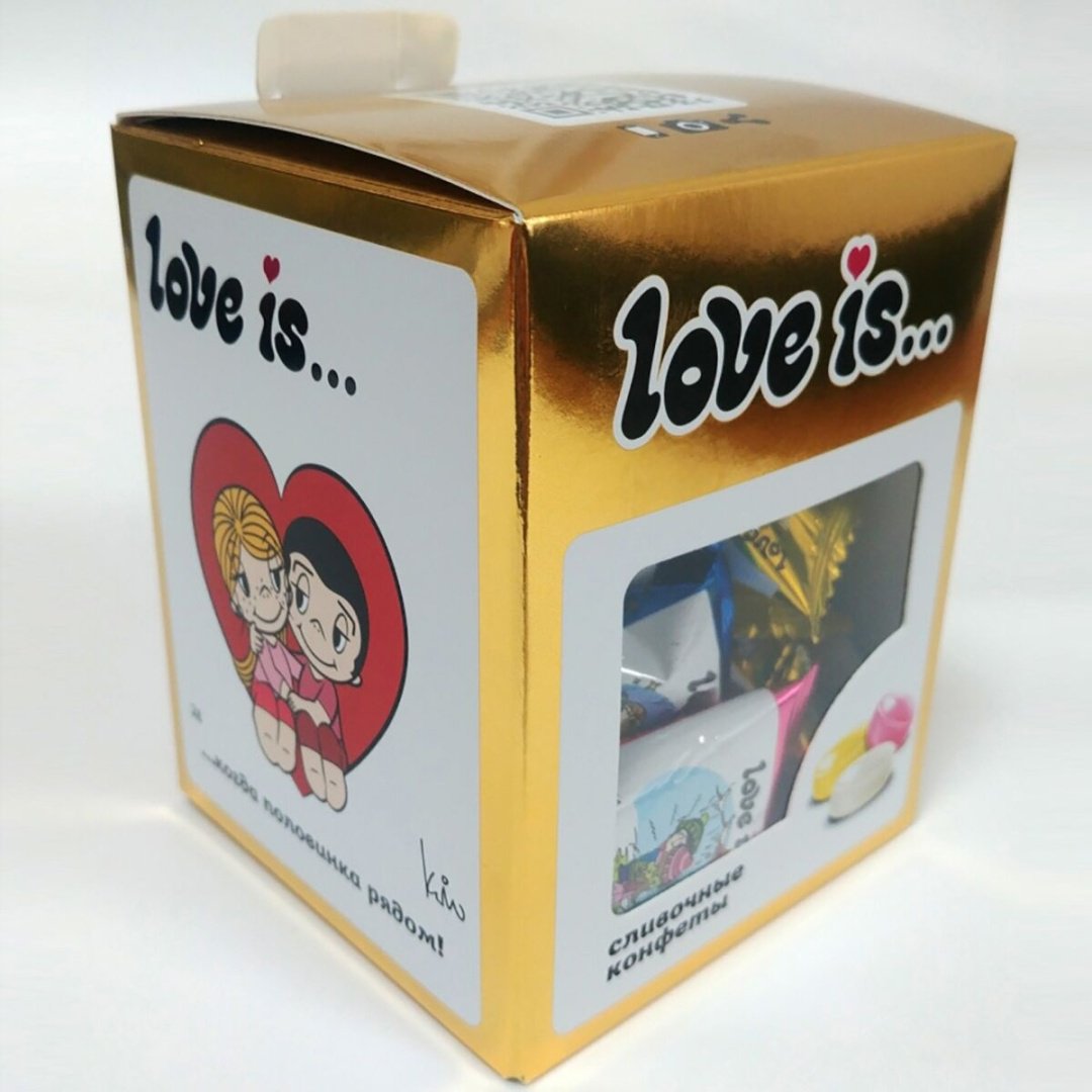 Конфеты жевательные Love is сливочные 105 г купить,NaN