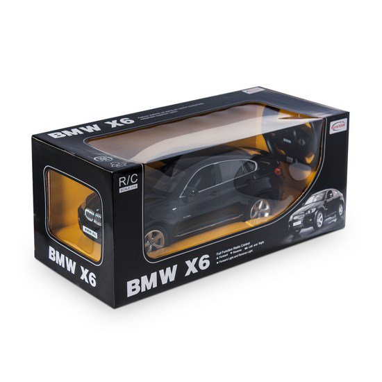 Машинка Rastar BMW X6 31400B 1:14 черная