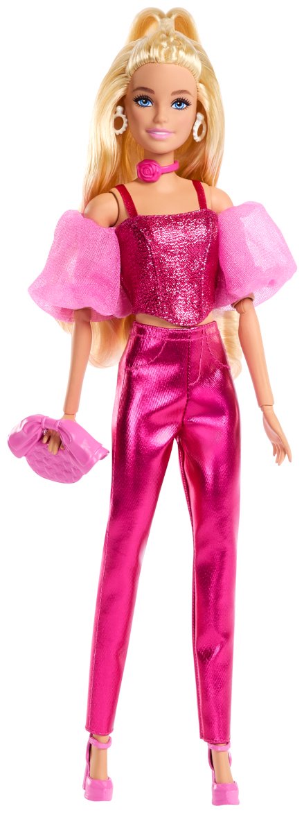 Кукла-модель Barbie Fashionistas DELUXE. Кукла в малиновом костюме 29 см купить,NaN