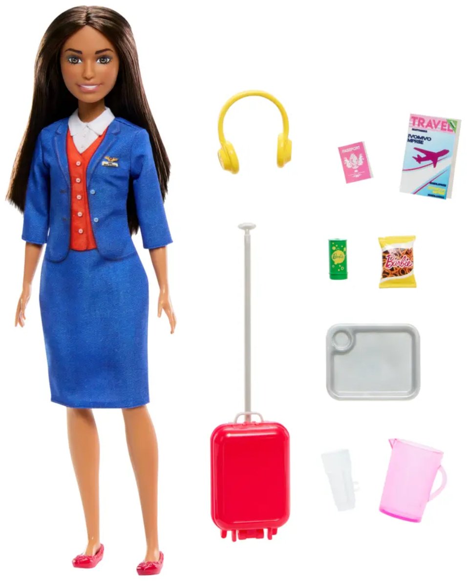 Кукла-модель Barbie Карьера - Бортпроводница 28 см купить,NaN