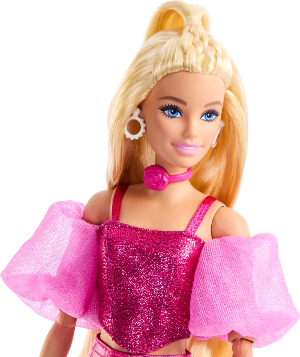Кукла-модель Barbie Fashionistas DELUXE. Кукла в малиновом костюме 29 см купить,NaN