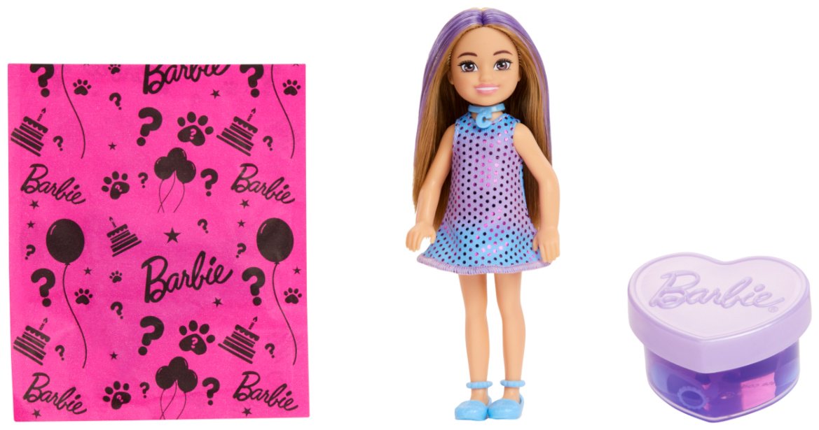 Кукла-сюрприз Barbie Гламурная вечеринка Челси 14 см купить,NaN