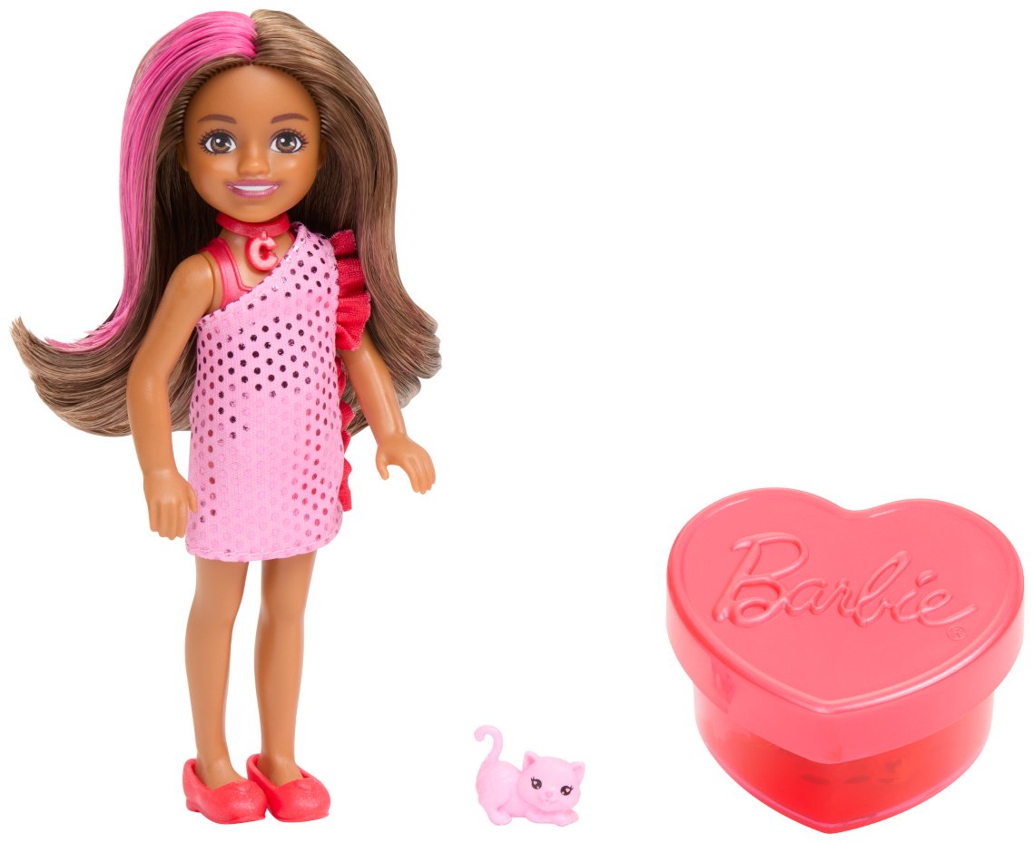 Кукла-сюрприз Barbie Гламурная вечеринка Челси 14 см купить,NaN