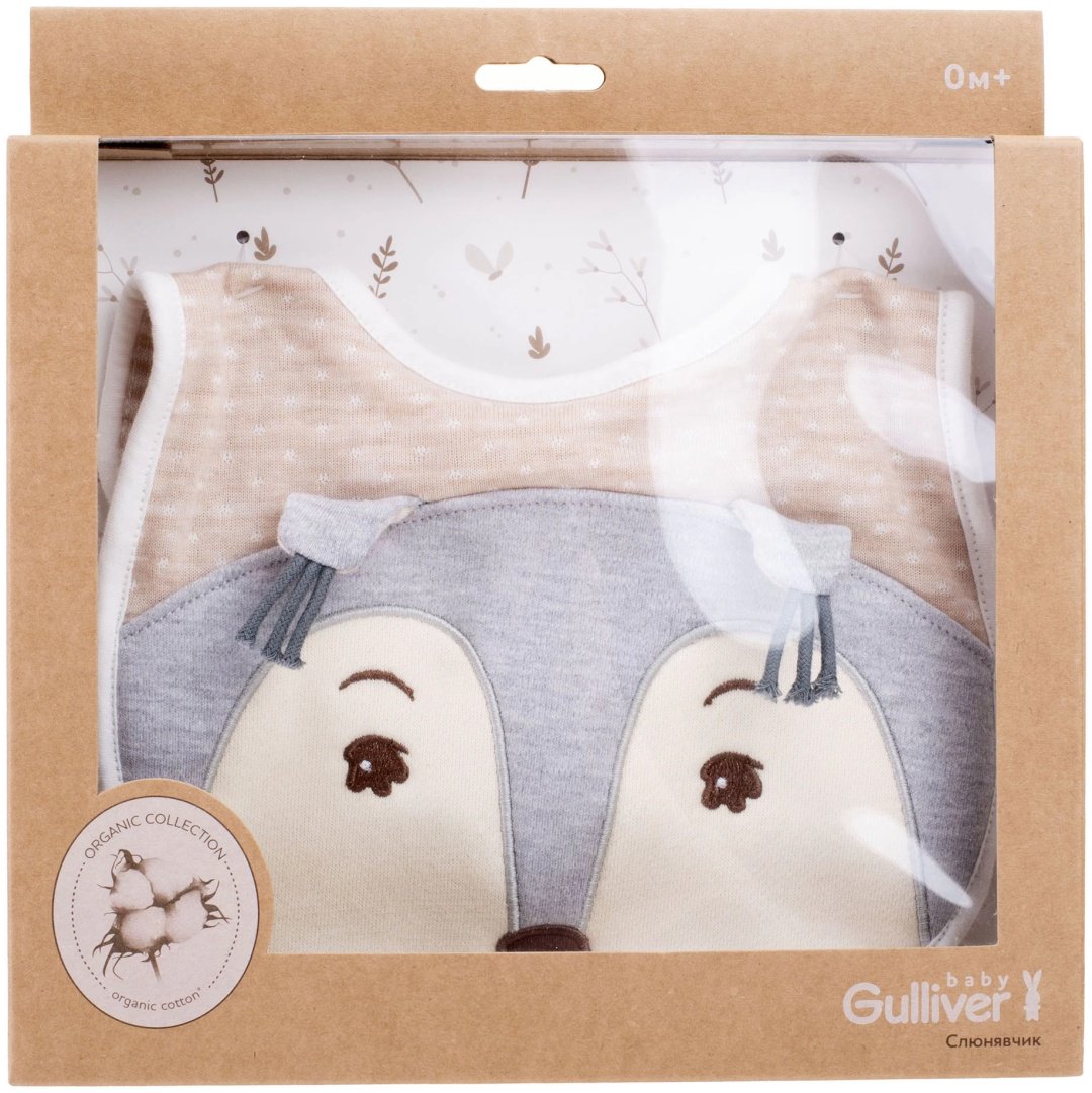 Нагрудник Gulliver 24GB03BS, мин. возраст с рождения, 1 шт купить,NaN