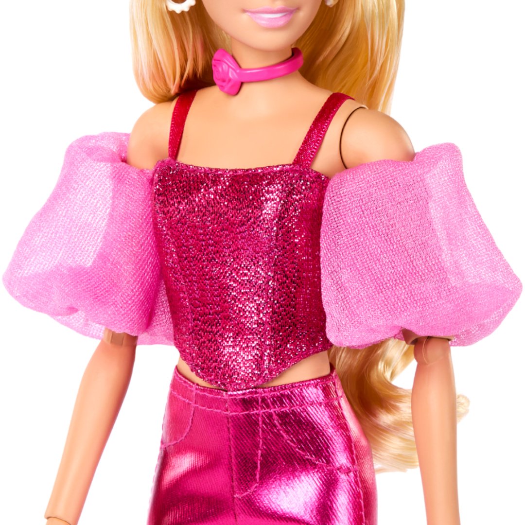 Кукла-модель Barbie Fashionistas DELUXE. Кукла в малиновом костюме 29 см купить,NaN