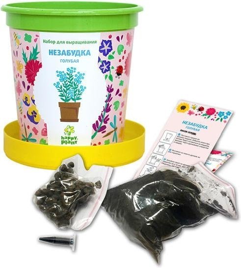 Выращивание растений Happy Plant Вырасти меня Незабудка голубая hpn-8 купить,NaN