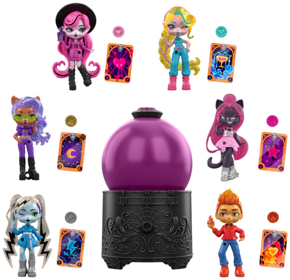 Кукла-сюрприз Monster High Fright Sized Portions. "Хрустальный шар для зелий" 7.5 см купить,NaN