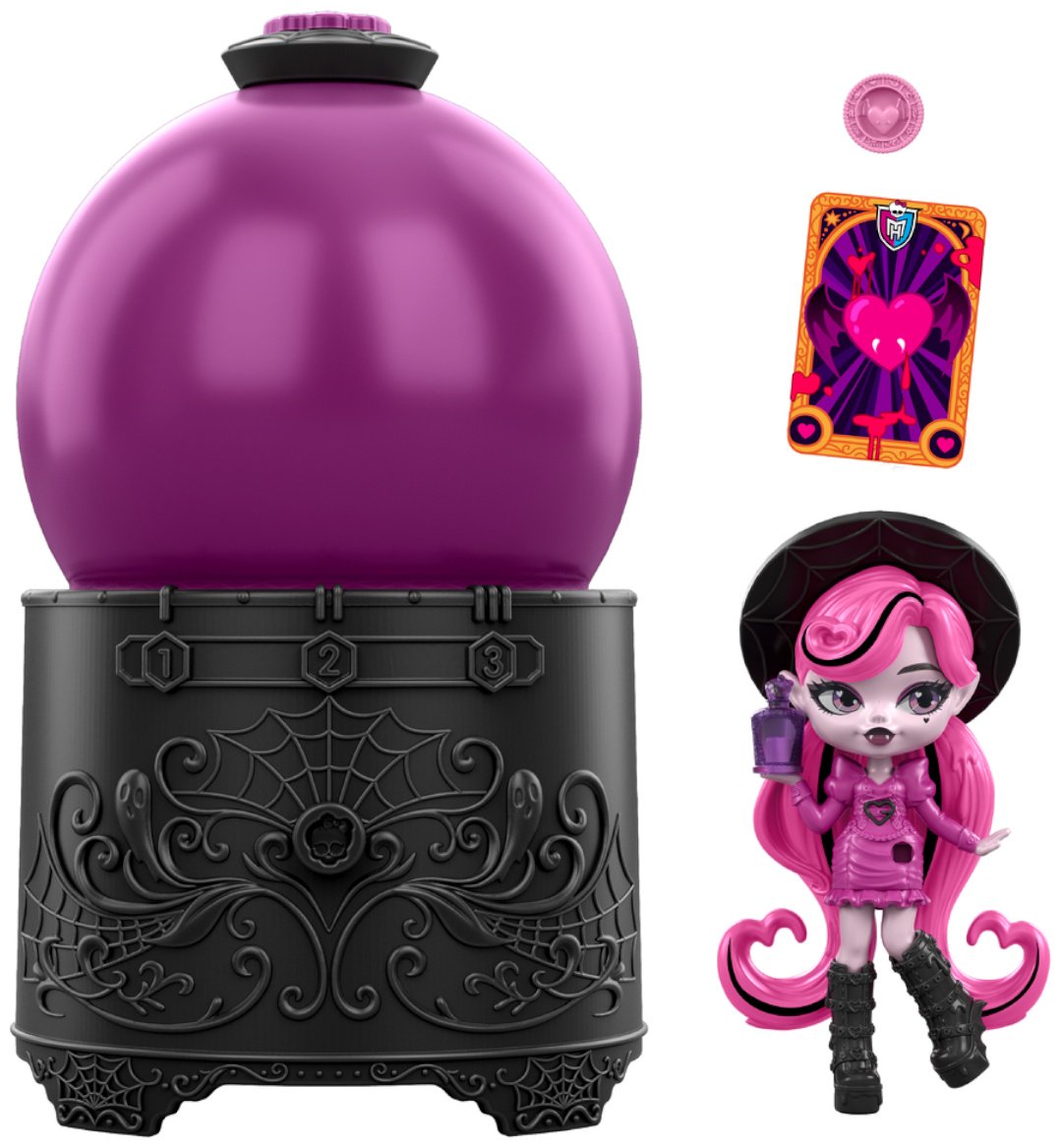 Кукла-сюрприз Monster High Fright Sized Portions. "Хрустальный шар для зелий" 7.5 см купить,NaN