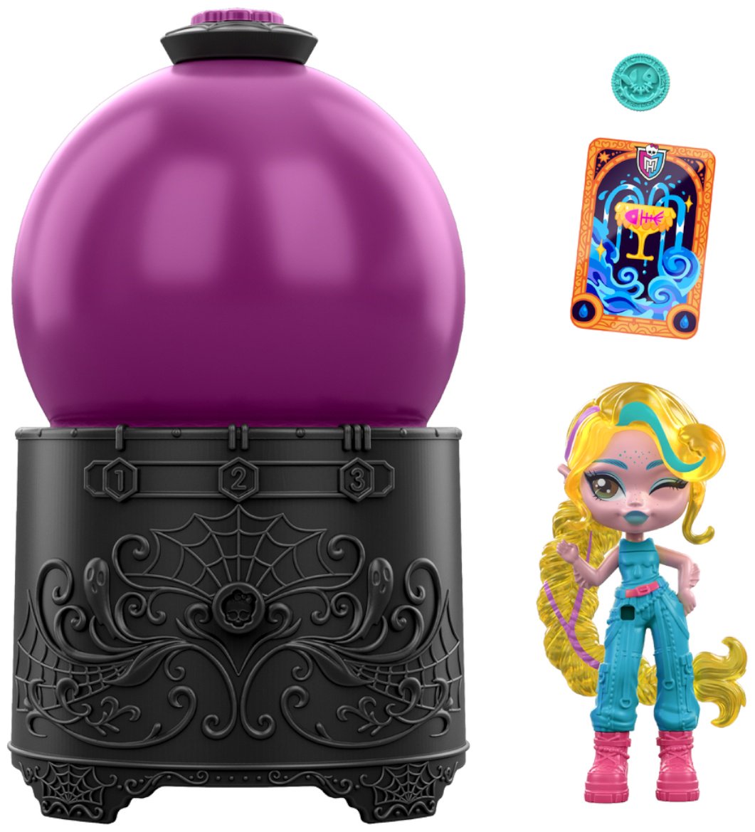 Кукла-сюрприз Monster High Fright Sized Portions. "Хрустальный шар для зелий" 7.5 см купить,NaN