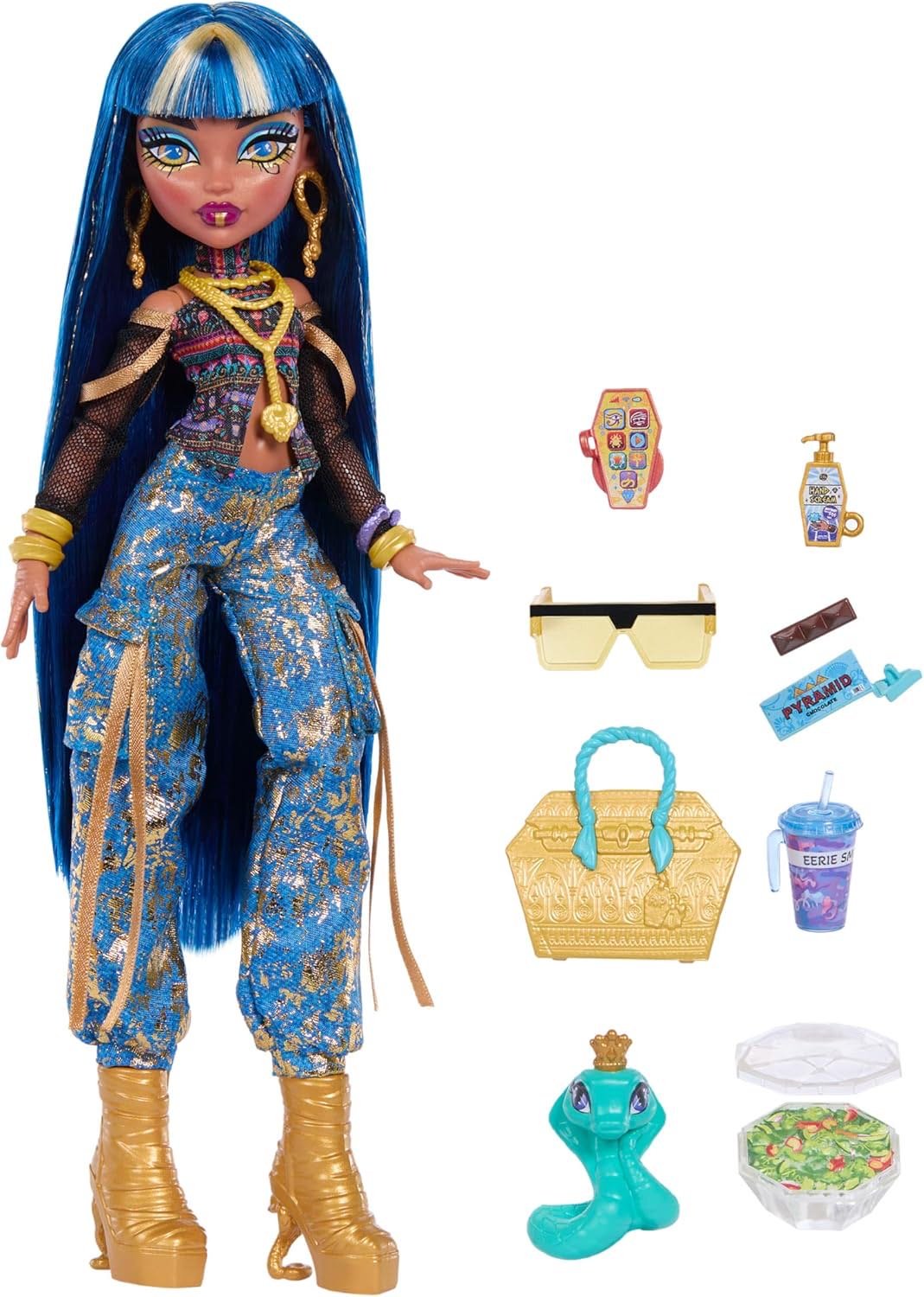 Кукла коллекционная Monster High Cleo 27 см купить,NaN
