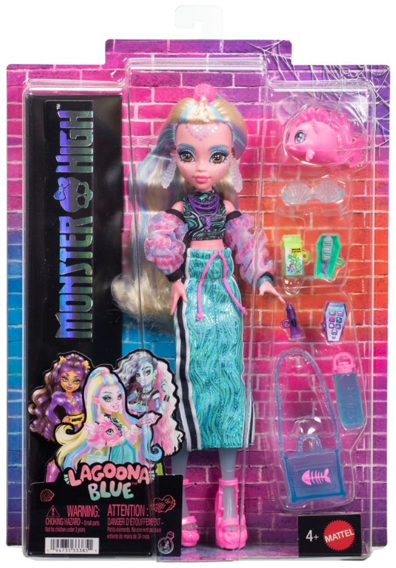 Кукла-модель Monster High Лагуна Блю JHK330 26 см купить,NaN