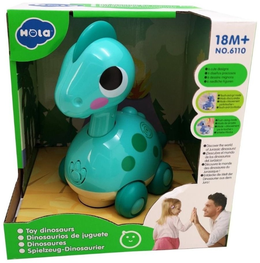 Hola Динозаврик на колесиках 6110 купить,NaN