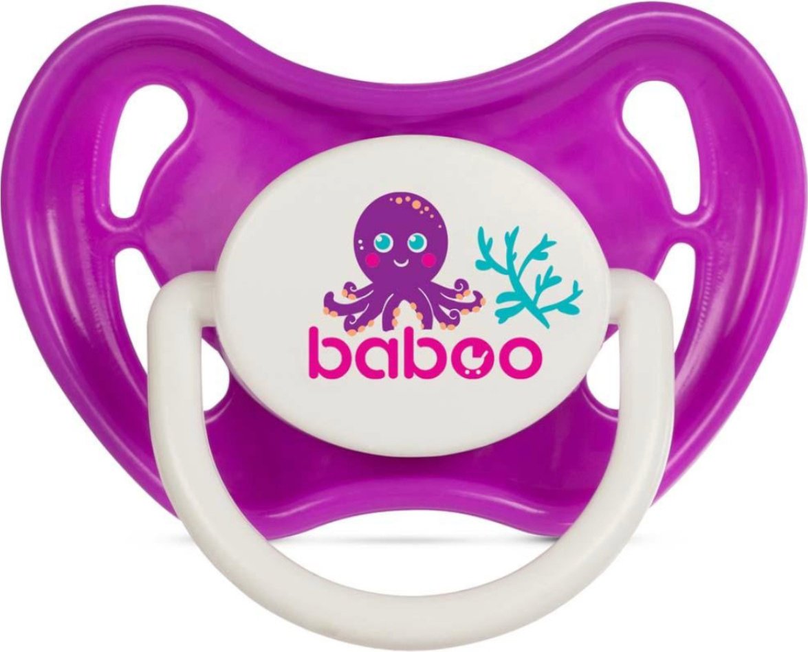 Пустышка Baboo 5-031, 1 шт, фиолетовый купить,NaN