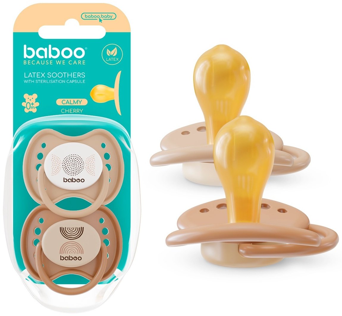 Пустышка Baboo Au Naturale 5-047, 2 шт, бежевый купить,NaN