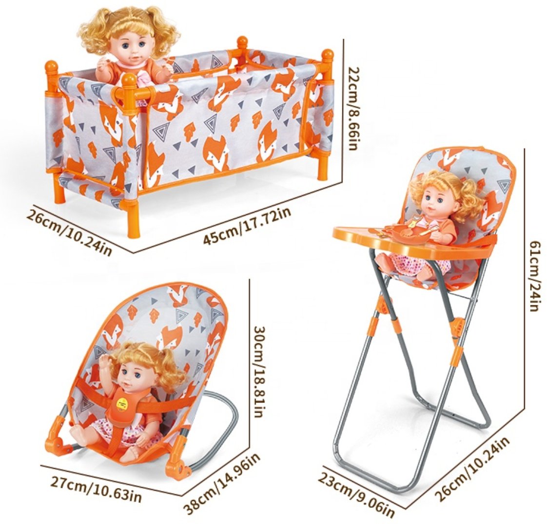 Коляска, мебель Baby Play House мультиколор купить,NaN