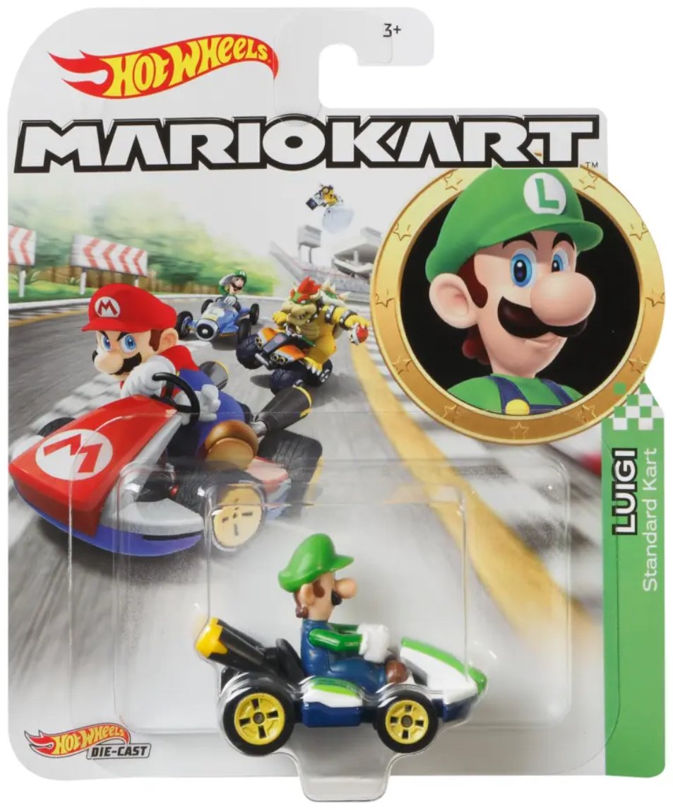 Машина Hot Wheels Mario Kart GBG25/GLP37 мультиколор купить,NaN