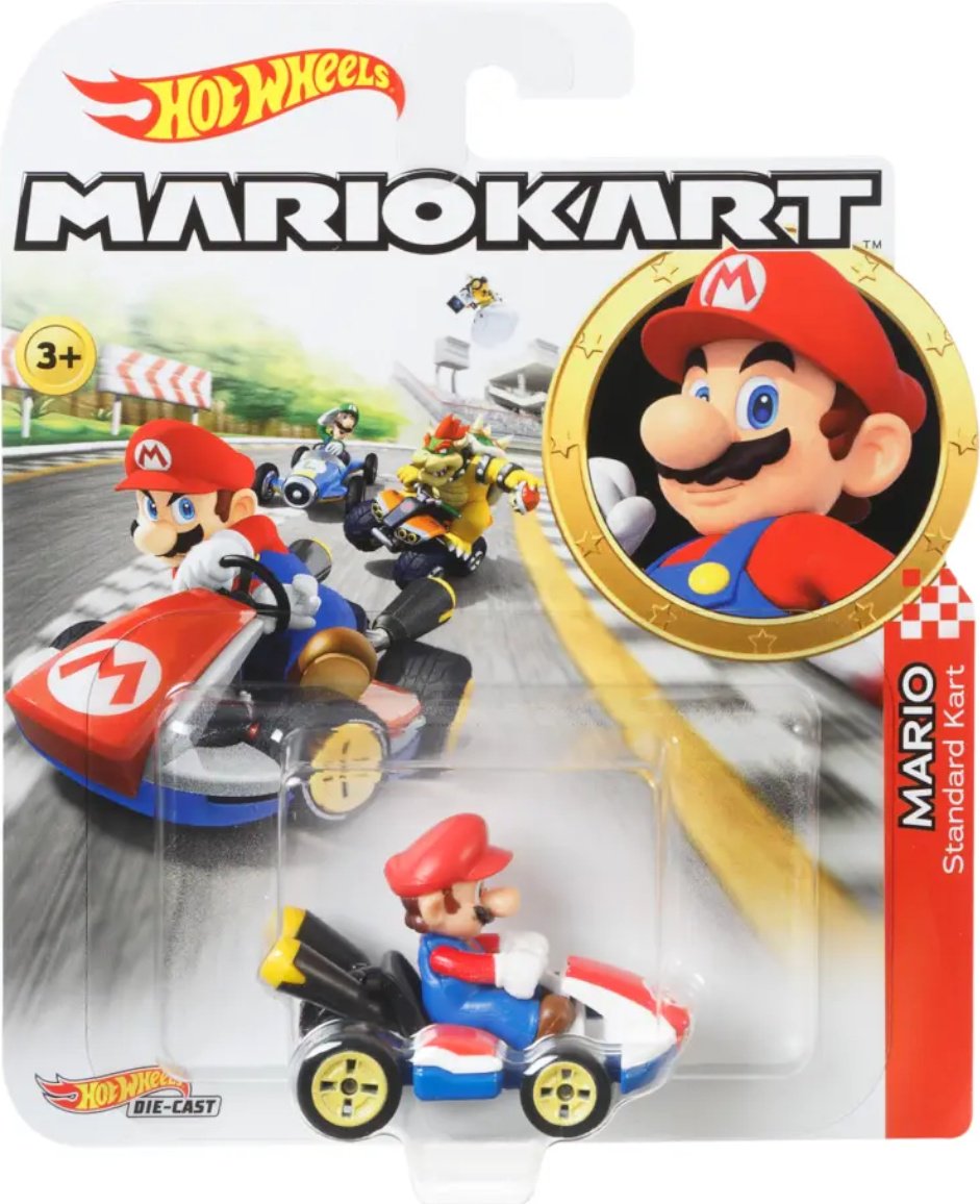 Машина Hot Wheels Mario Kart GBG25/GBG26 мультиколор купить,NaN