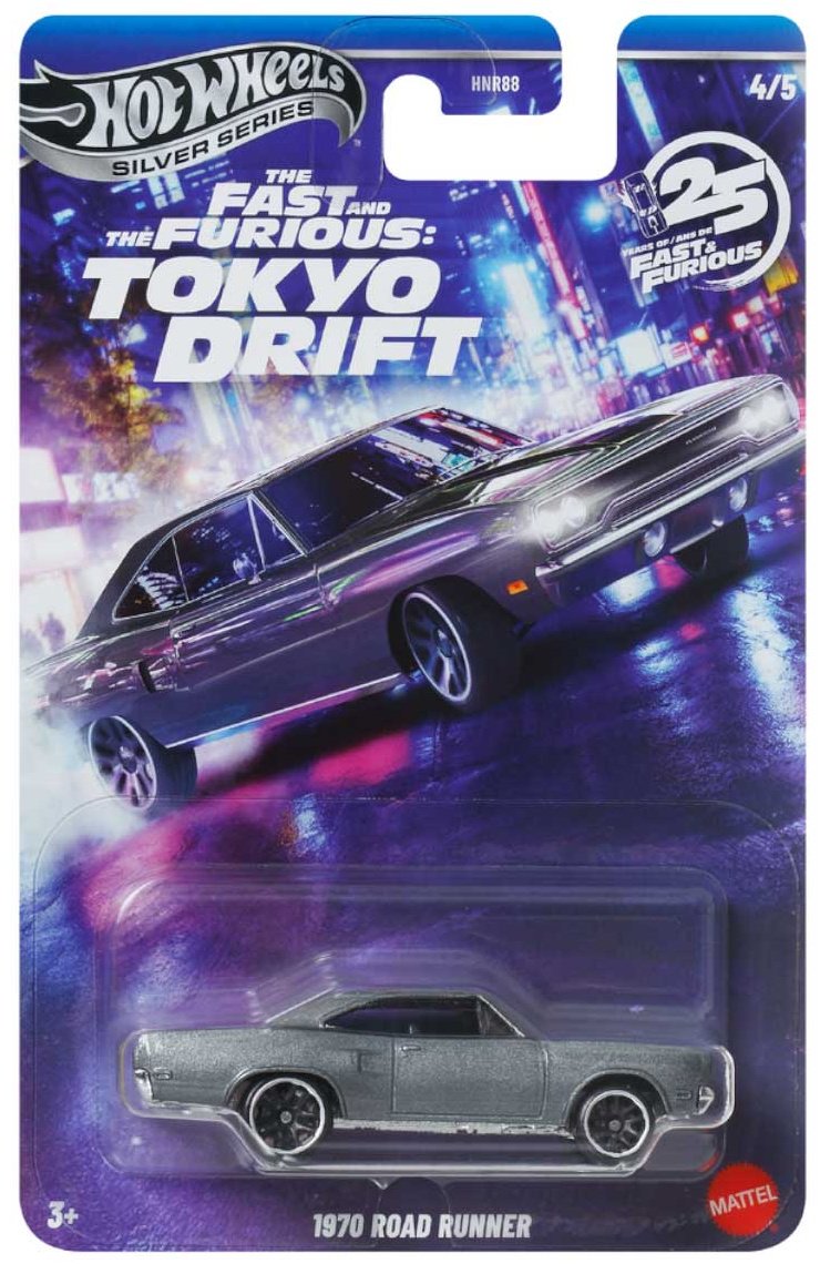 Легковая Hot Wheels 1970 Road Runner серый купить,NaN