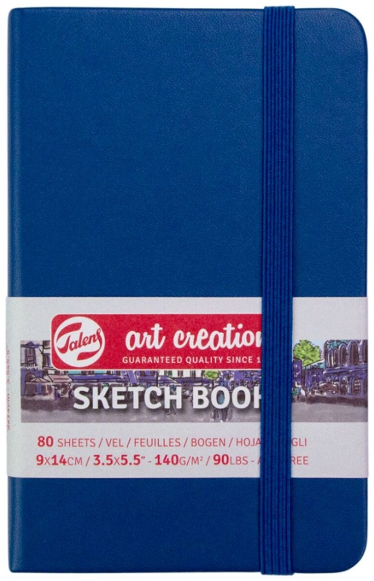 Блокнот Art Creation однотонный, A6, 80 л, синий купить,NaN