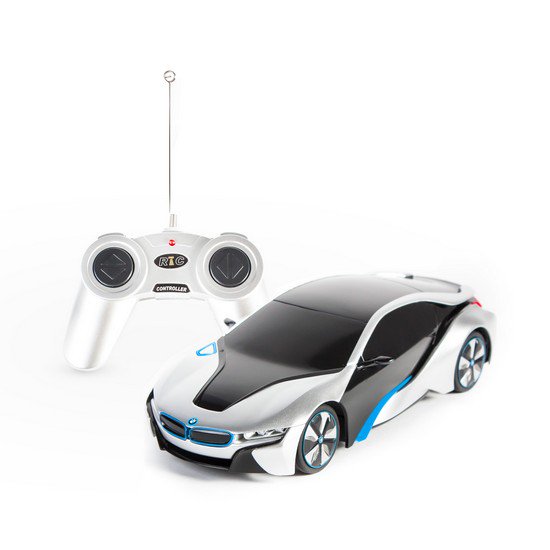 Радиоуправляемая машина Rastar 1:24 BMW I8 48400S серебристая