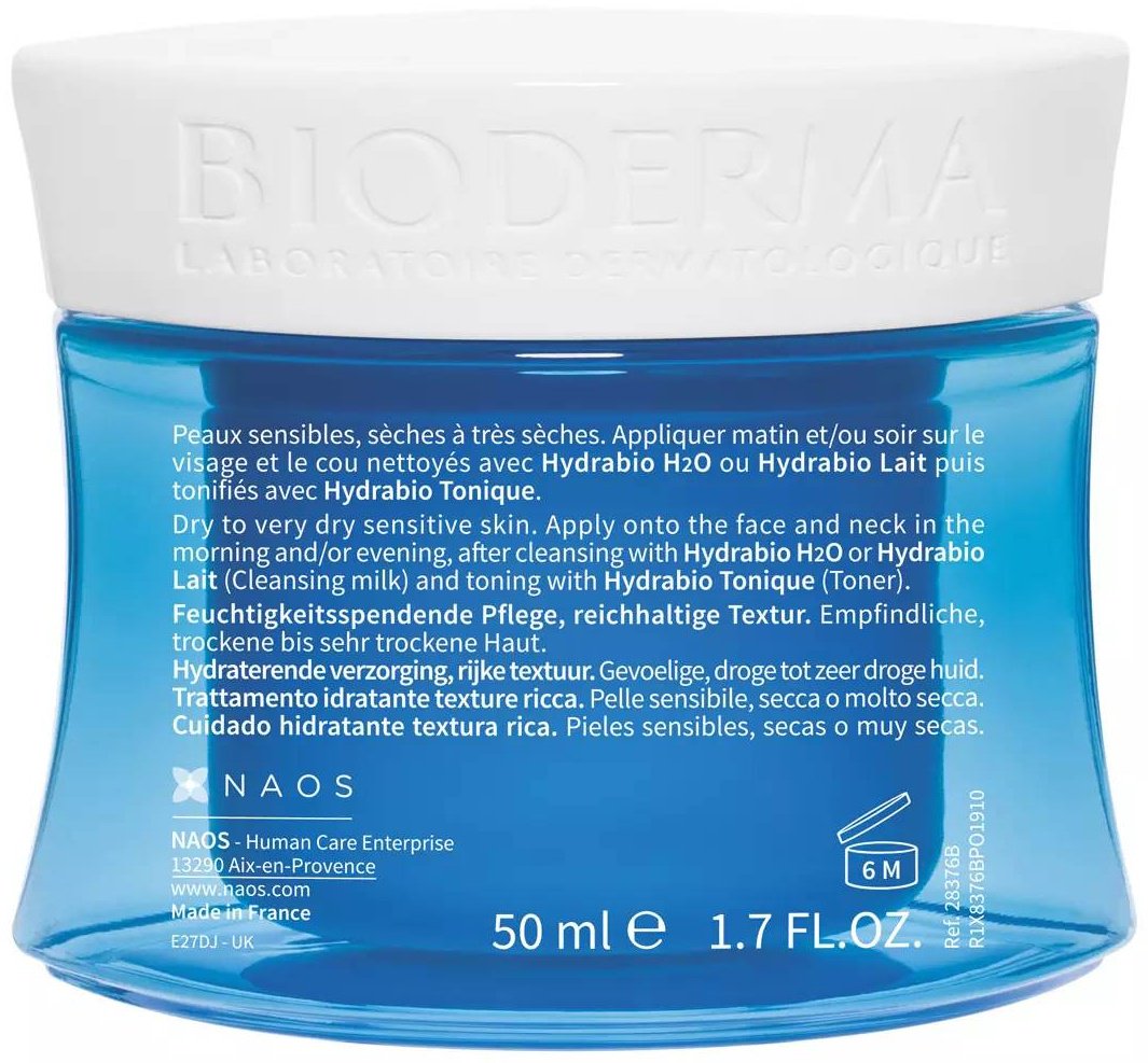 Bioderma крем Hydrabio для лица 50 мл купить,NaN