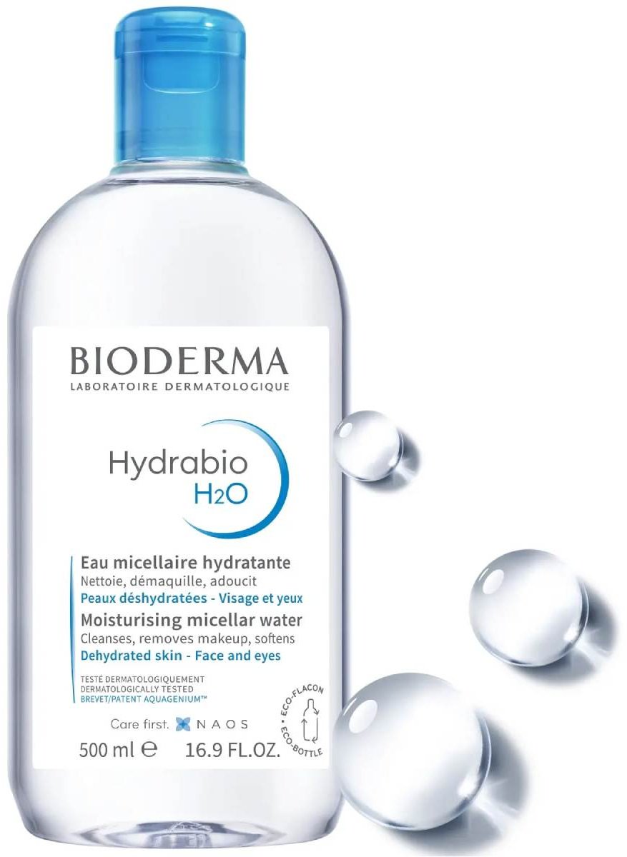 Bioderma Hydrabio H2O мицеллярная вода 500 мл купить,NaN