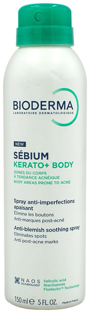 Bioderma Sebium Kerato+ Body спрей для тела спрей для тела 150 мл купить,NaN