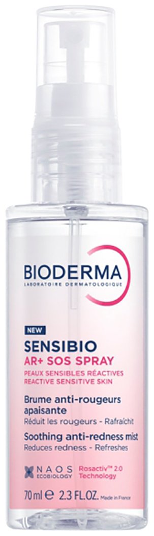 Bioderma Sensibio AR+ SOS спрей для лица спрей для тела 70 мл купить,NaN