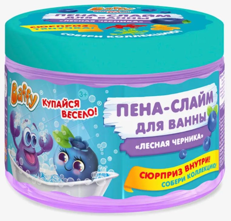 Пена-слайм Baffy D0298-B мыльный раствор мультиколор купить,NaN