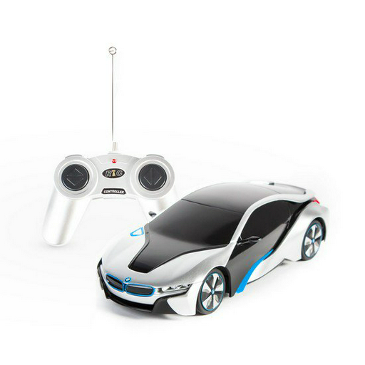 Радиоуправляемая машина Rastar 1:24 BMW I8 48400S серебристая
