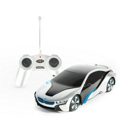 Радиоуправляемая машина Rastar 1:24 BMW I8 48400S серебристая