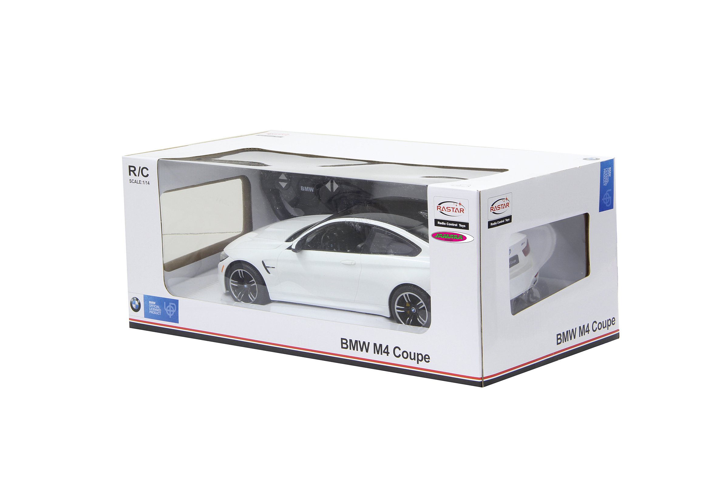 Машинка Rastar BMW M4 70900W 1:14 белая