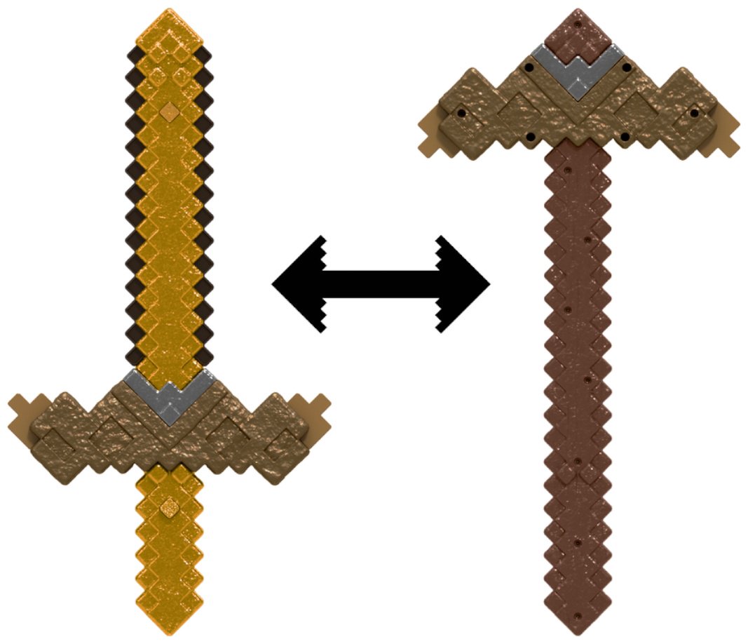 Меч Minecraft Roleplay JKC150, пластик купить,NaN