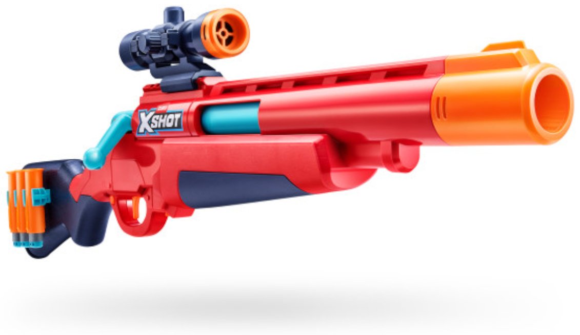 Бластеры X-Shot Bolt Action с 8 стрелами 36875, пластик купить,NaN