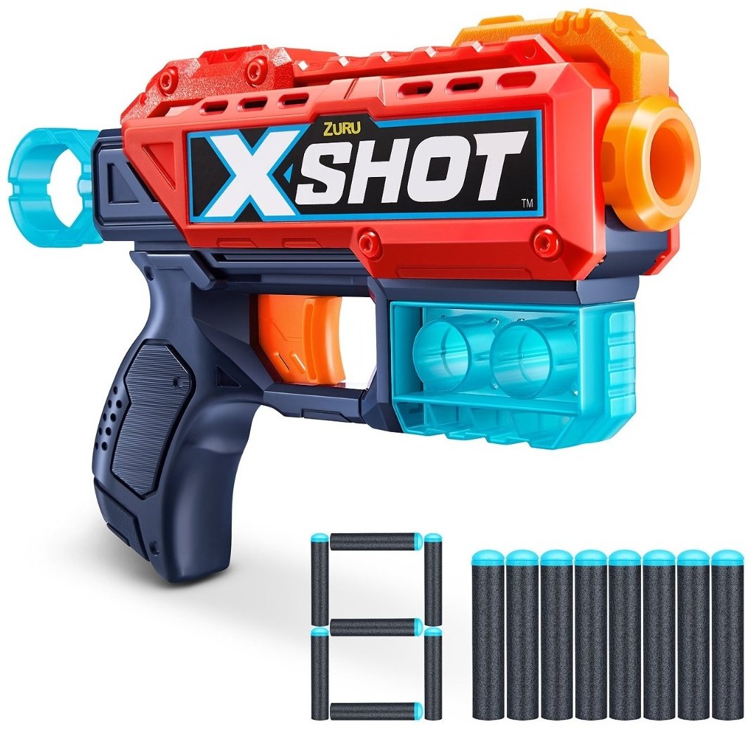 Бластеры X-Shot Kickback 36184, пластик купить,NaN
