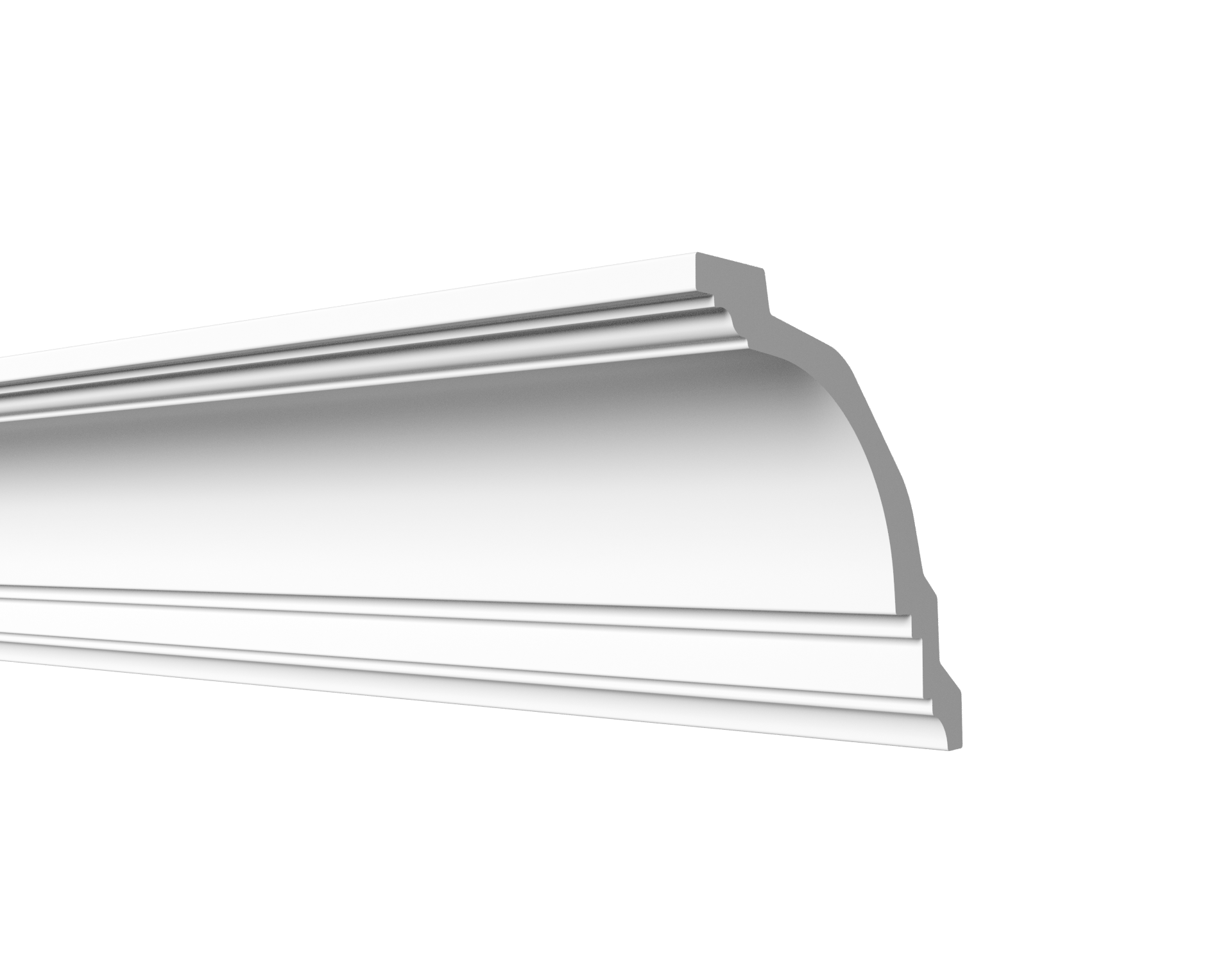 Плинтус потолочный Decor-Dizayn DD16 122х110х2000/6 белый купить,NaN