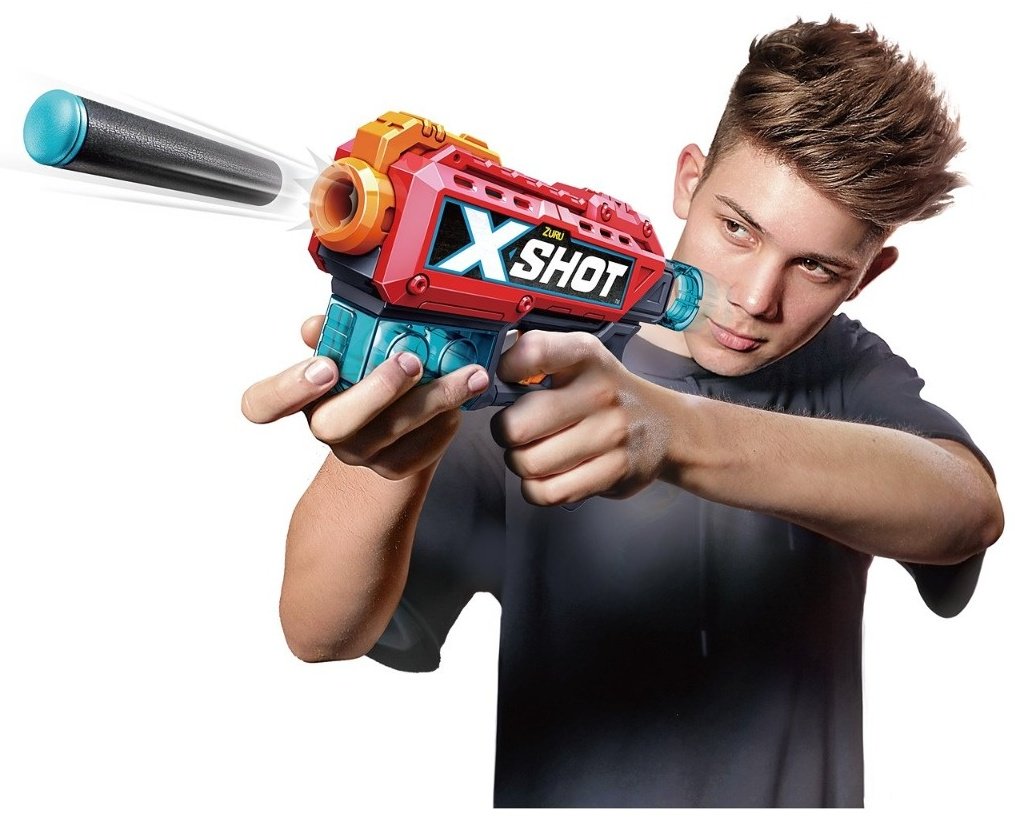 Бластеры X-Shot Kickback 36184, пластик купить,NaN