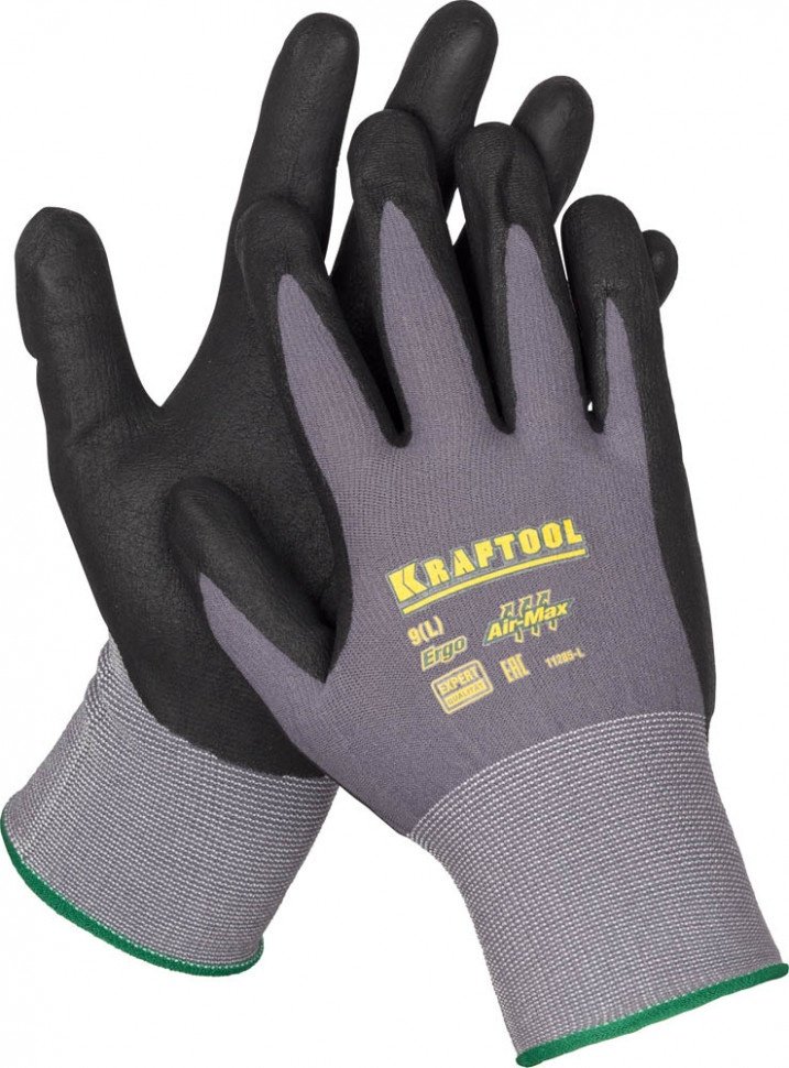 Kraftool перчатки универсальные, комбинированные 1 шт. купить,2510