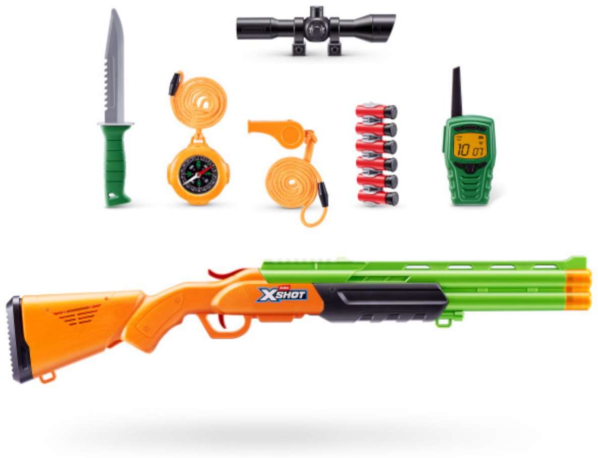 Бластеры X-Shot набор Wild Adventure c 6 стрелами 36883, пластик купить,NaN
